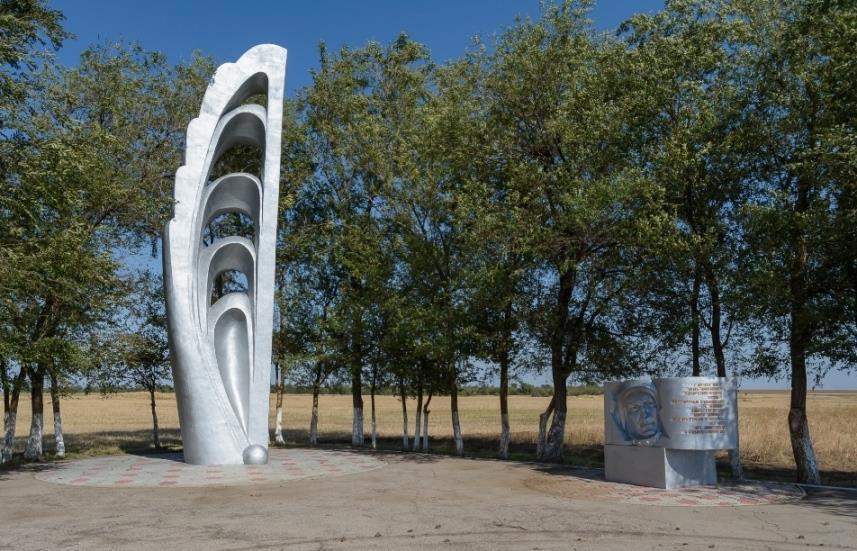 Мемориал на месте приземления Германа Титова